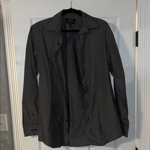 Apt. 9 Men's Black and White Checkered Shirt